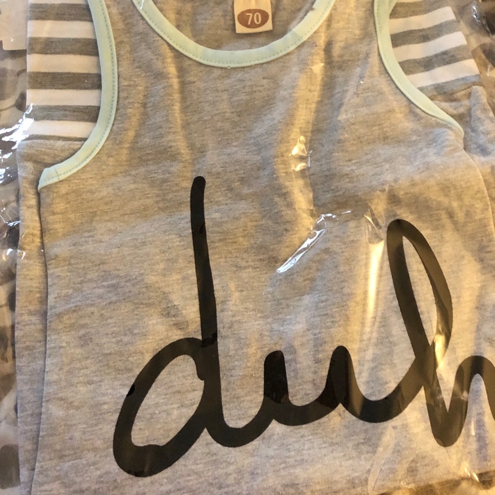 NWT “Duh” romper.